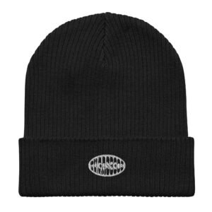 Organic ribbed beanie